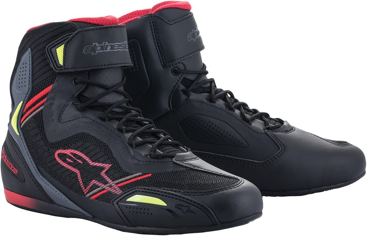 Alpinestars Faster-3 Rideknit® Shoes - Black/Red/Yellow