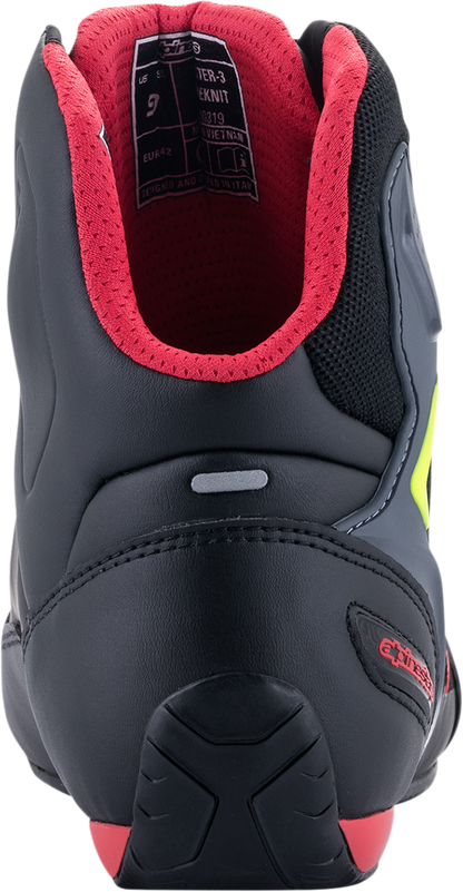 Alpinestars Faster-3 Rideknit® Shoes - Black/Red/Yellow