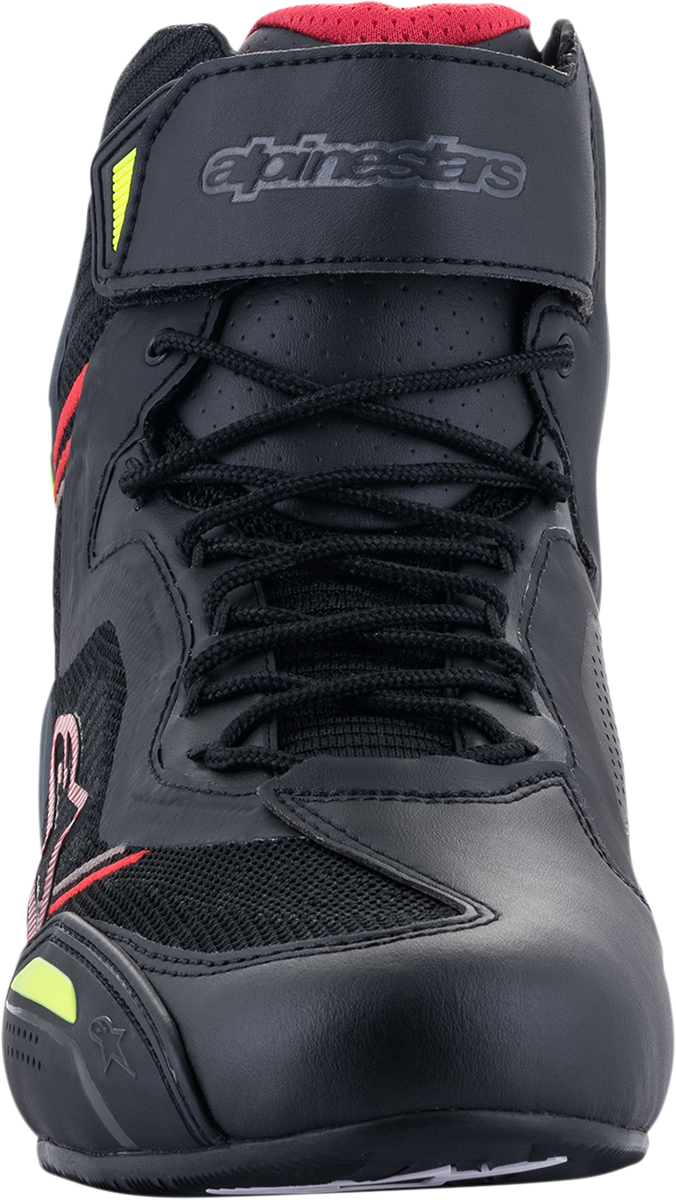 Alpinestars Faster-3 Rideknit® Shoes - Black/Red/Yellow