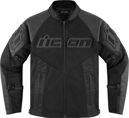 Icon Mesh AF™ Leather Jacket - Black