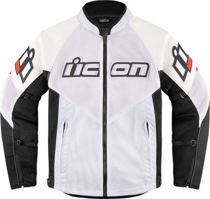 Icon Mesh AF™ Leather Jacket - White