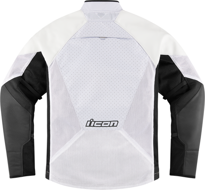 Icon Mesh AF™ Leather Jacket - White