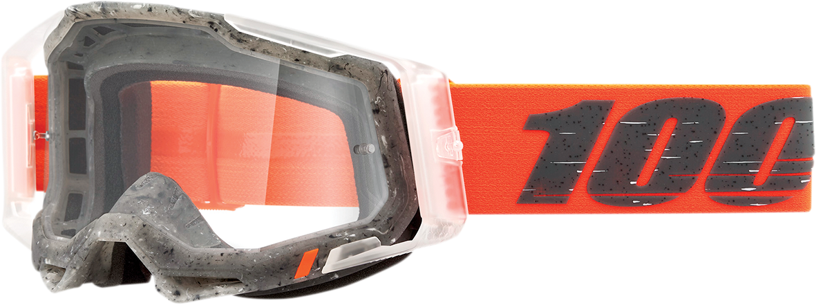 100% Racecraft 2 Goggle - Schrute - Clear Lens 50009-00014