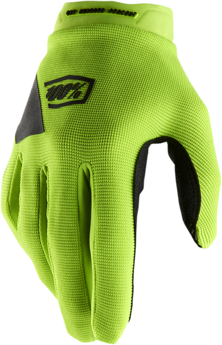 100% Women's Ridecamp Gloves - Fluo Yellow/Black