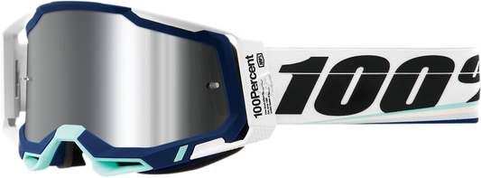 100% Racecraft 2 Goggle - Arsham - Flash Silver Mirror Lens 50010-00011