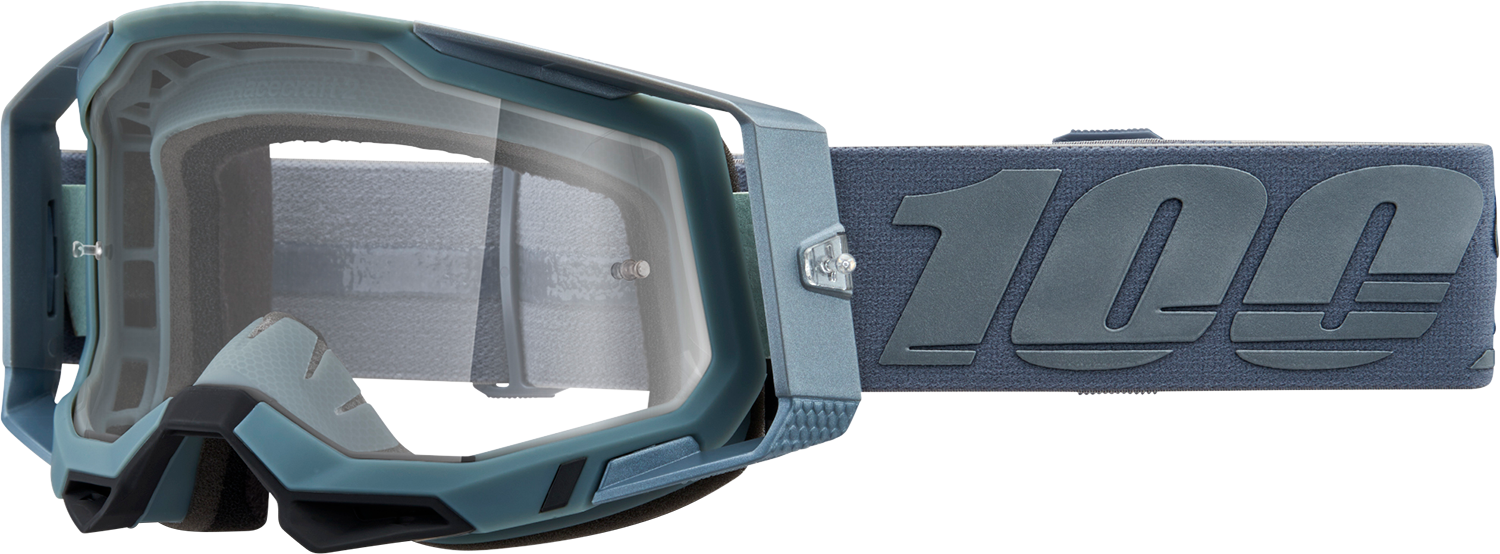 100% Racecraft 2 Goggle - Battleship - Clear Lens 50009-00017