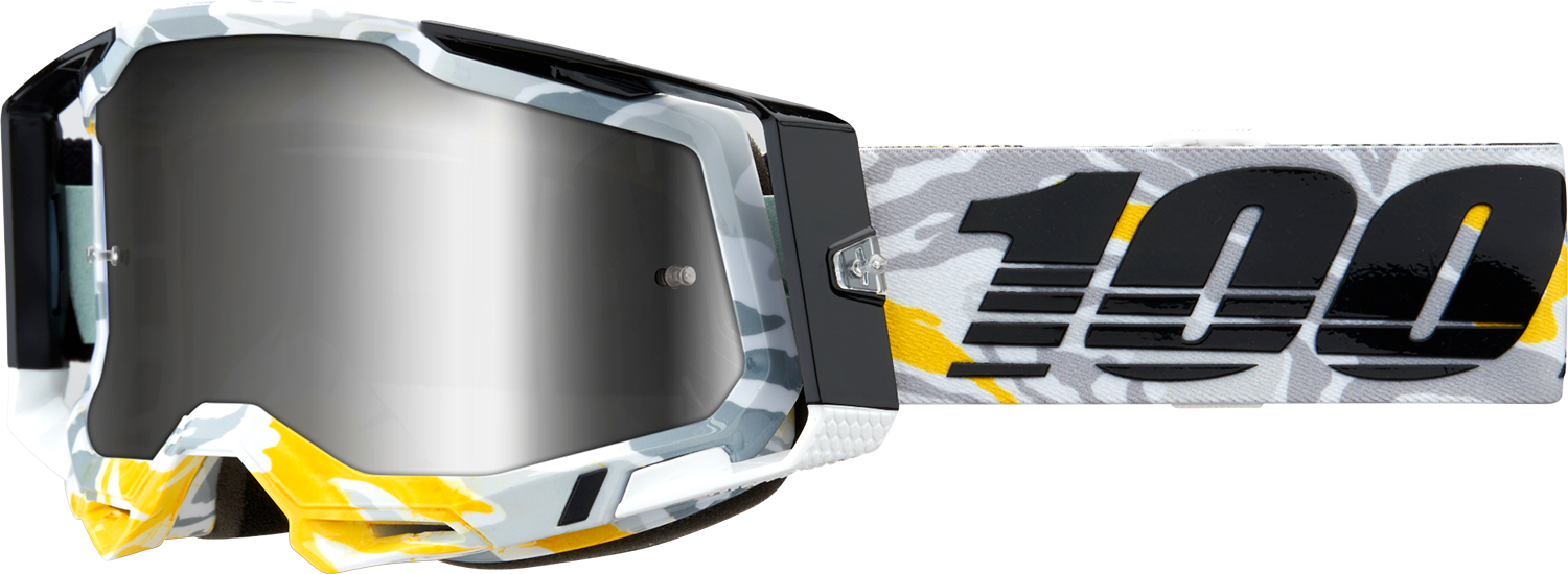 100% Racecraft 2 Goggle - Korb - Silver Mirror Lens 50010-00019