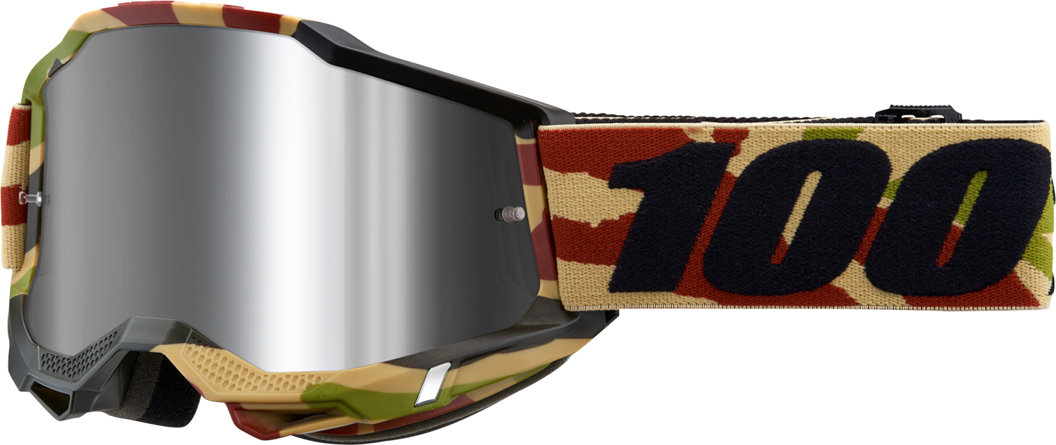 100% Accuri 2 Goggle - Mission - Silver Flash Mirror Lens 50014-00021
