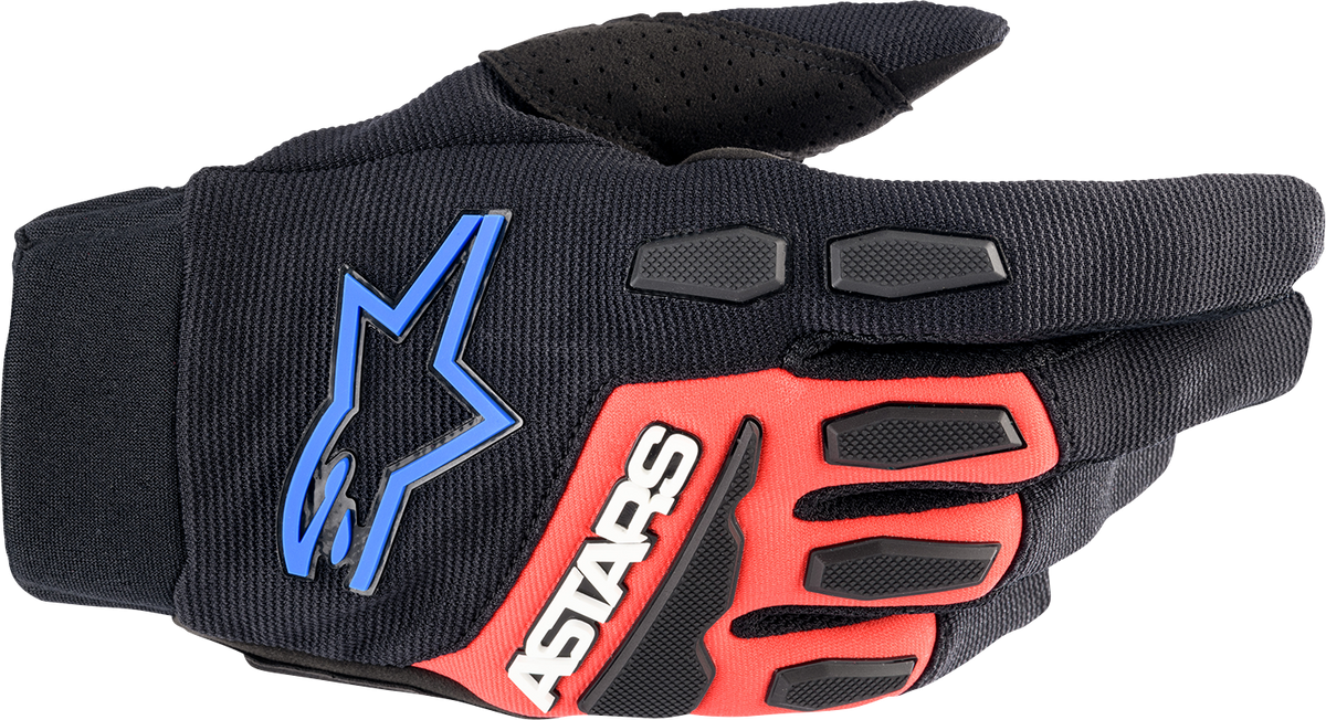 Alpinestars Full Bore XT Gloves - Black/Bright Red/Blue
