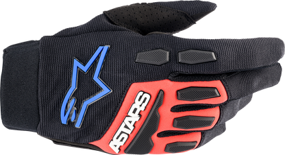 Alpinestars Full Bore XT Gloves - Black/Bright Red/Blue