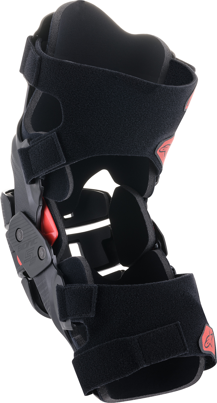 ALPINESTARS Youth Bionic 5S Knee Braces - Black/Red 6540520-13