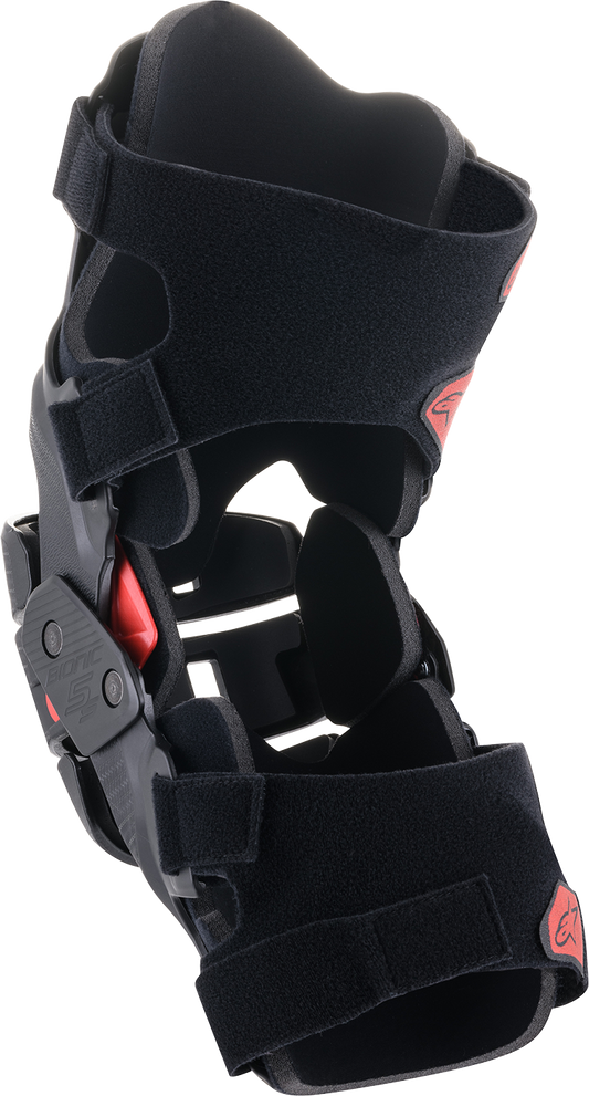 ALPINESTARS Youth Bionic 5S Knee Braces - Black/Red 6540520-13
