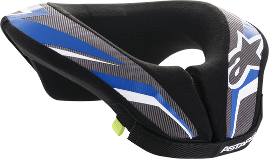 ALPINESTARS Youth Sequence Neck Roll - Black/Anthracite/Blue - S/M 6741018-177-SM