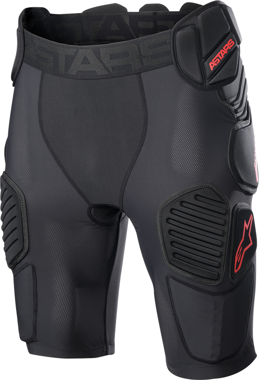 ALPINESTARS Bionic Pro Protection Shorts - Black/Red - XL 6507523-13-XL