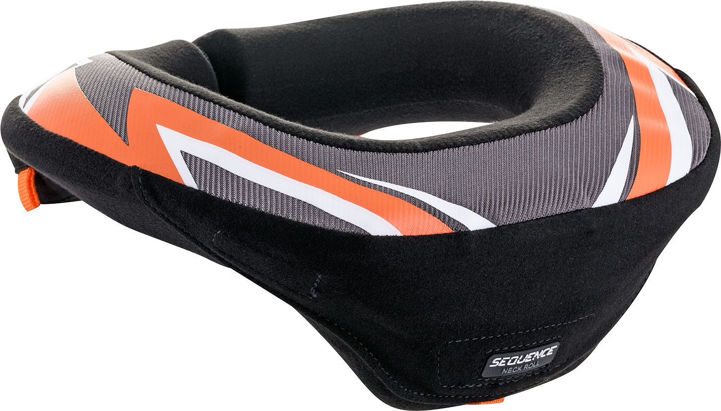 ALPINESTARS Youth Sequence Neck Roll - Black/Anthracite/Orange - S/M 6741018-148-SM