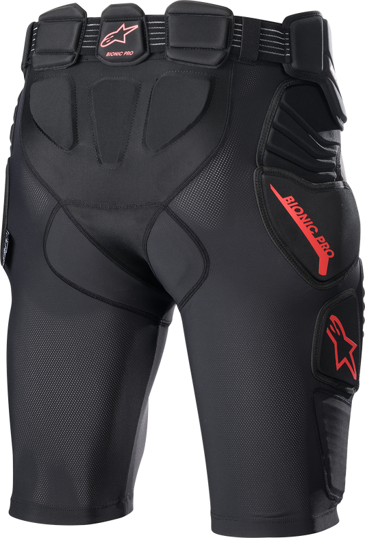 Alpinestars Bionic Pro Protection Shorts - Black/Red