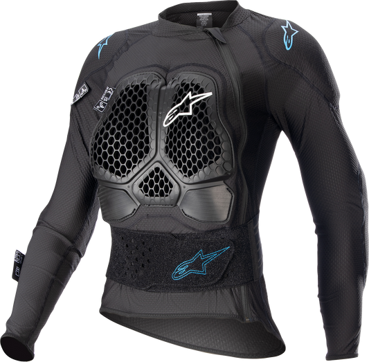 ALPINESTARS Stella Bionic Action v2 Protection Jacket - Black/Cyan - Large 6516823-1079-L
