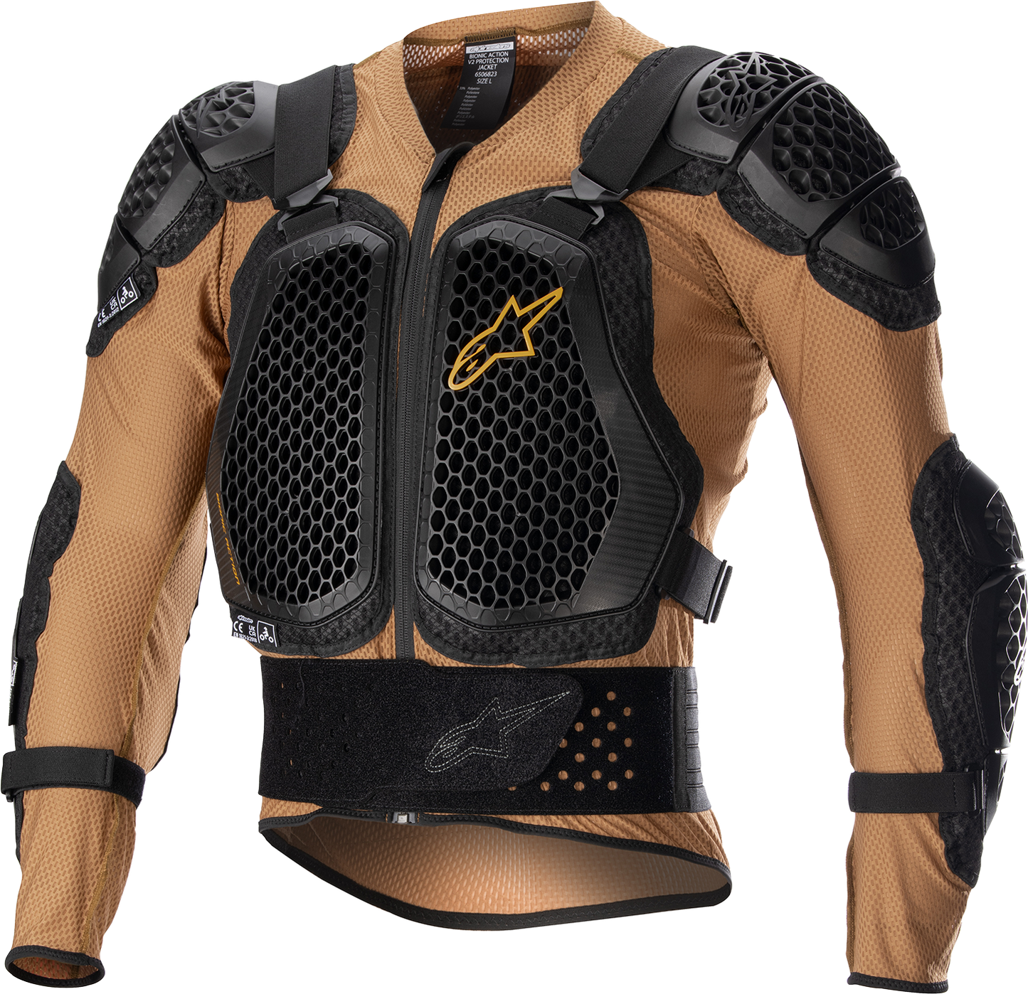 ALPINESTARS Bionic Action v2 Protection Jacket - Camel/Black - Medium 6506823-814-M