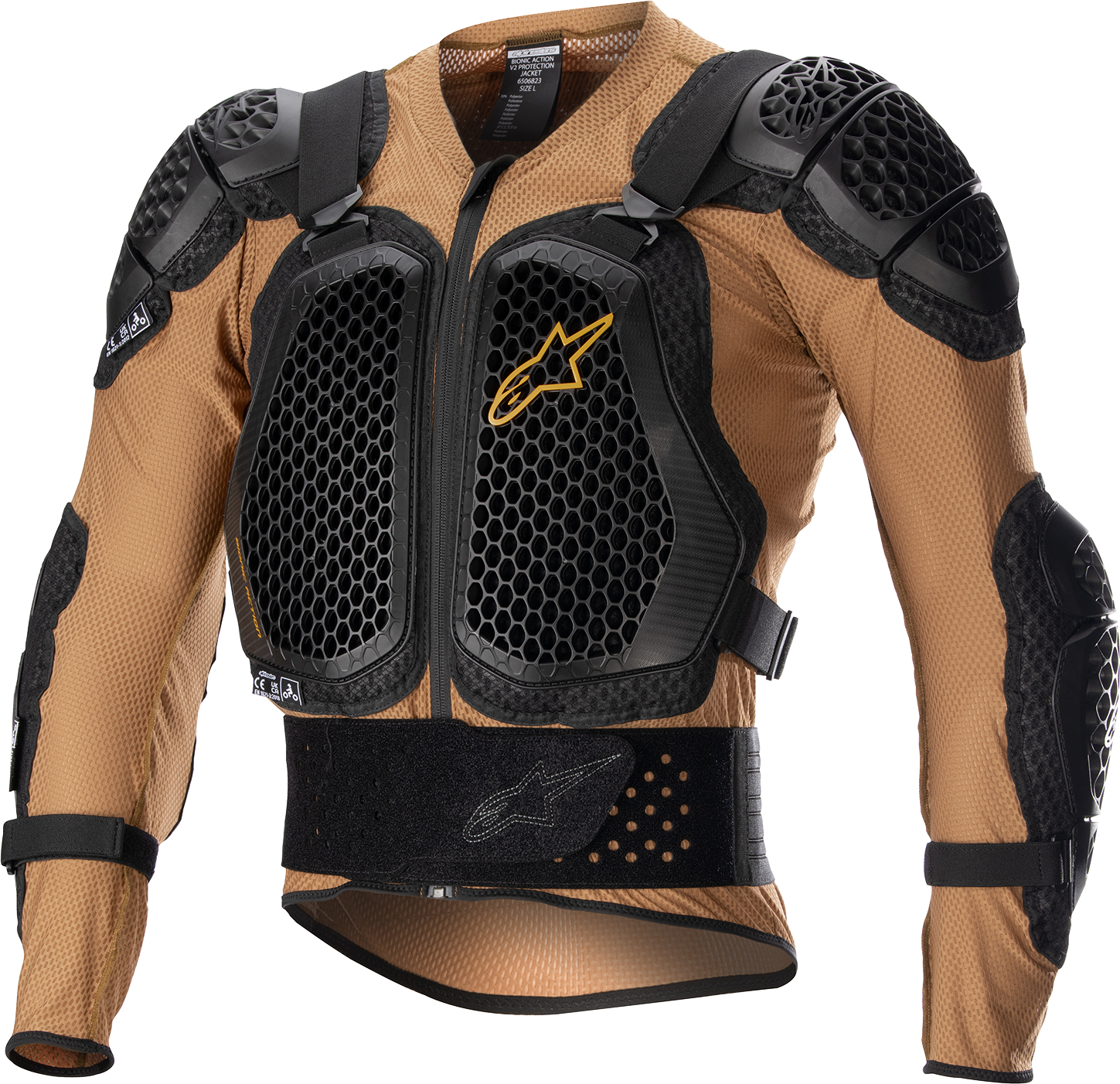 ALPINESTARS Bionic Action v2 Protection Jacket - Camel/Black - XL 6506823-814-XL