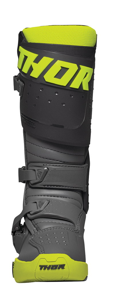Thor Radial Boots - Gray/Fluorescent Yellow
