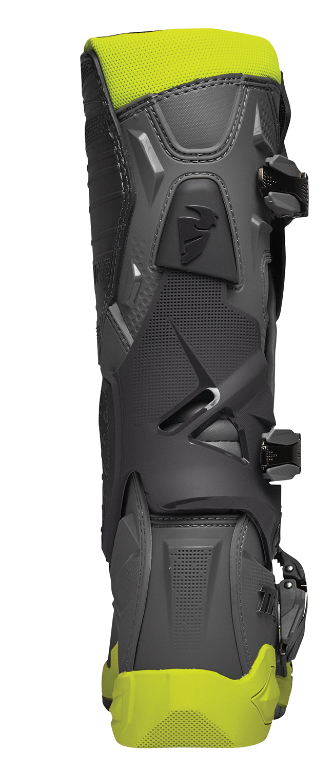 Thor Radial Boots - Gray/Fluorescent Yellow