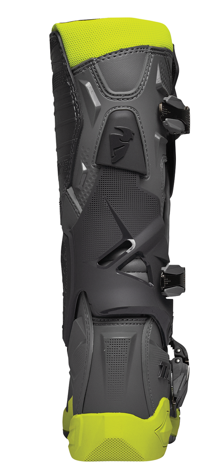 Thor Radial Boots - Gray/Fluorescent Yellow