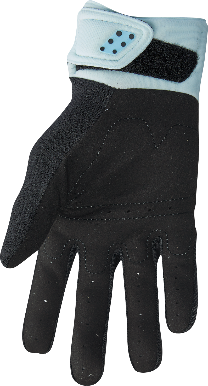 Thor Women's Spectrum Gloves - Black/Light Mint
