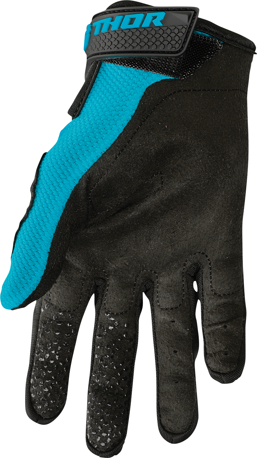 Thor Women's Sector Gloves - Aqua/Vintage White