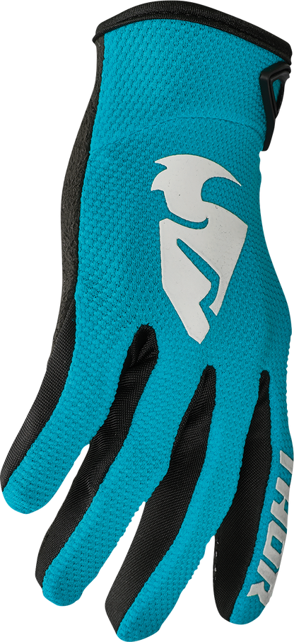 Thor Women's Sector Gloves - Aqua/Vintage White