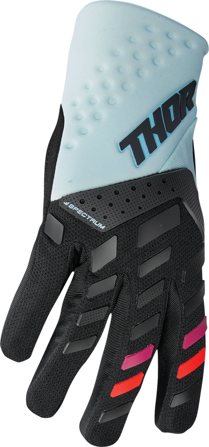 Thor Women's Spectrum Gloves - Black/Light Mint