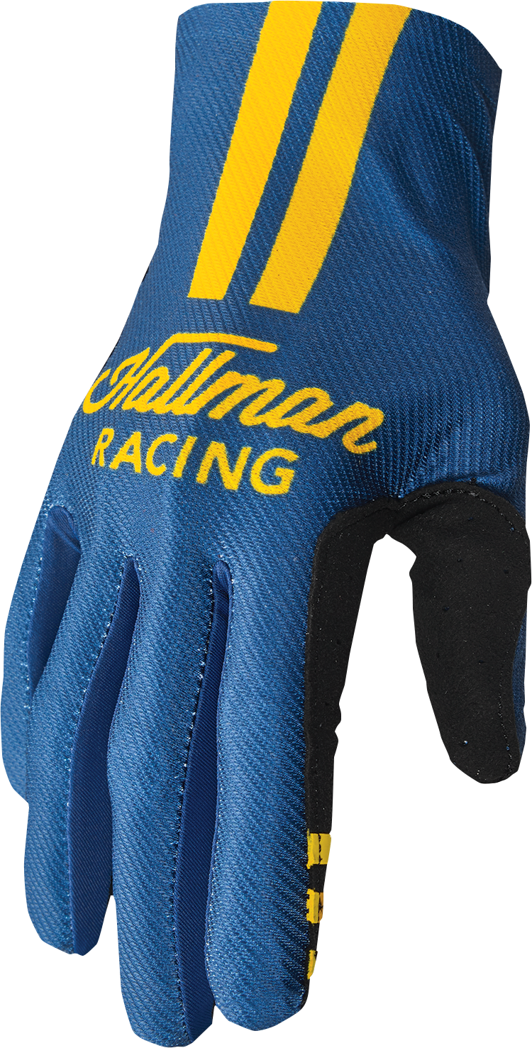 Thor Mainstay Gloves - Roosted - Navy/Lemon