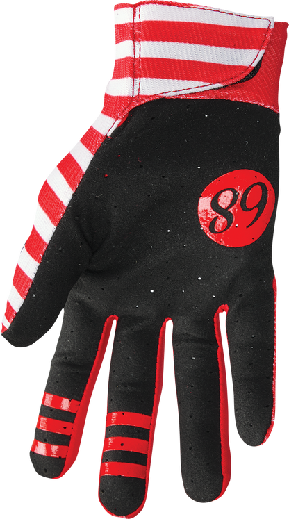 Thor Mainstay Gloves - Slice - White/Red