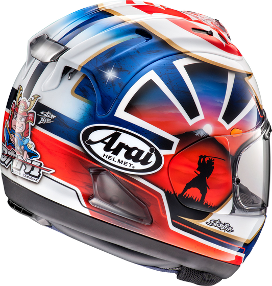 Arai Corsair-X Helmet - Dani Samurai-2 - Blue