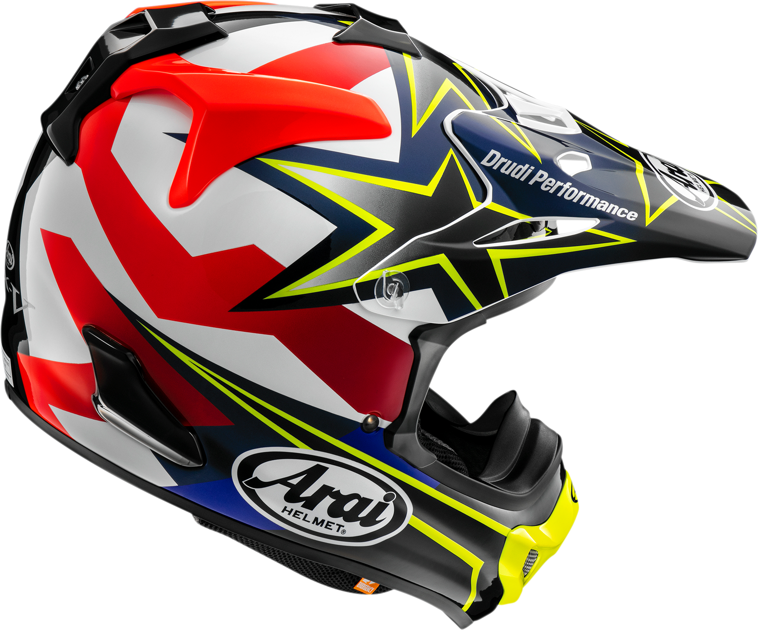 ARAI HELMETS VX-Pro4 Helmet - Stars & Stripes - Yellow - XS 0110-8201