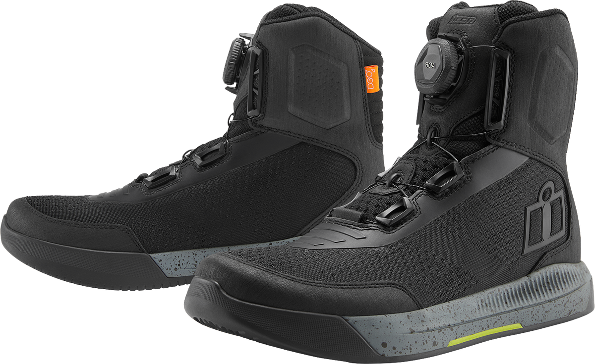 Icon Overlord™ Vented Boots - Black