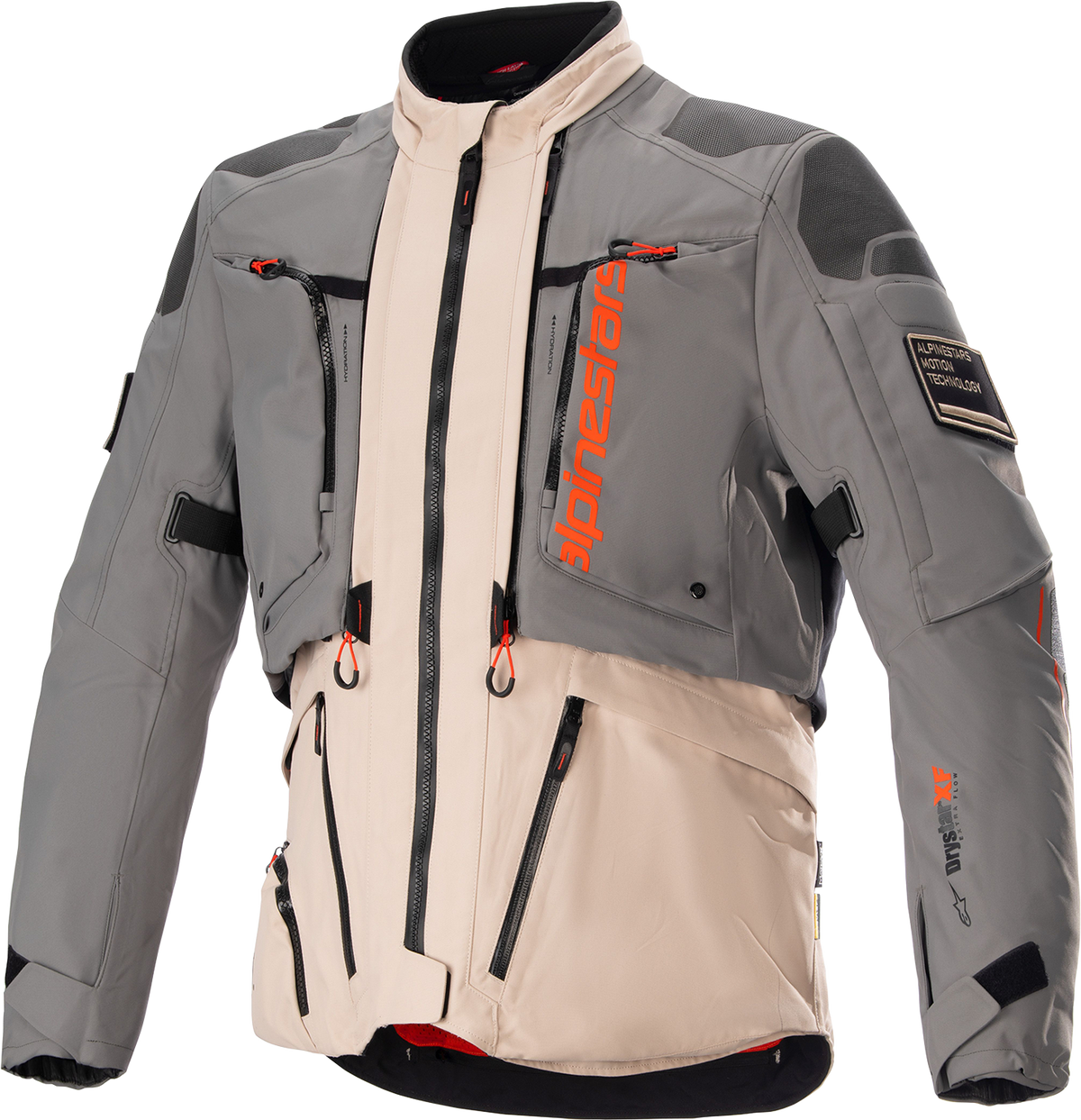Alpinestars AMT-10R Drystar® XF Jacket - Fur Gray/Pale Brown/Spicy Orange