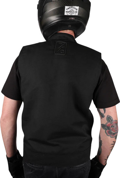 Thrashin Supply CO. Nightrider v2 Riding Vest - Black