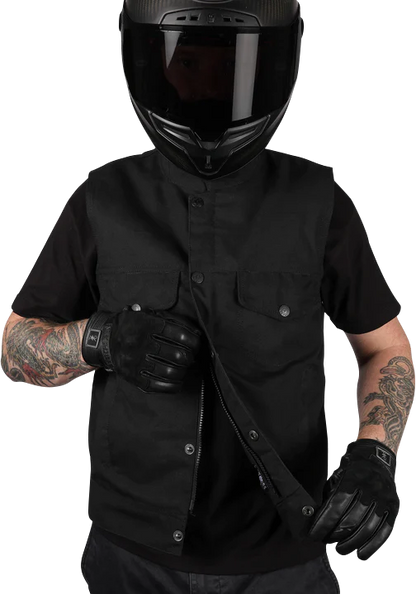 Thrashin Supply CO. Nightrider v2 Riding Vest - Black