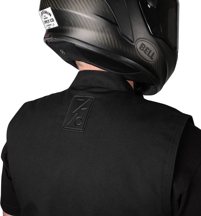Thrashin Supply CO. Nightrider v2 Riding Vest - Black