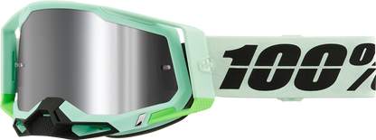 100% Racecraft 2 Goggle - Palomar - Silver Flash Mirror Lens 50010-00025