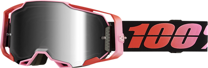 100% Armega Goggle - Guerlin - Silver Mirror Lens 50005-00023