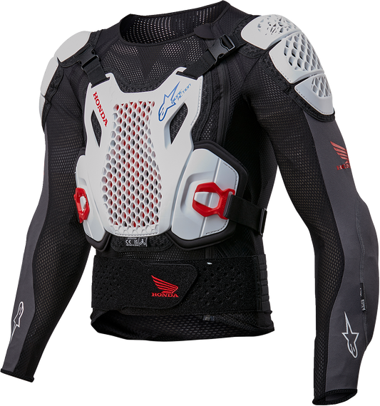 ALPINESTARS Honda Bionic Plus v2 Protection Jacket - Black/White/Blue/Bright Red - Medium 6506023-1272-M