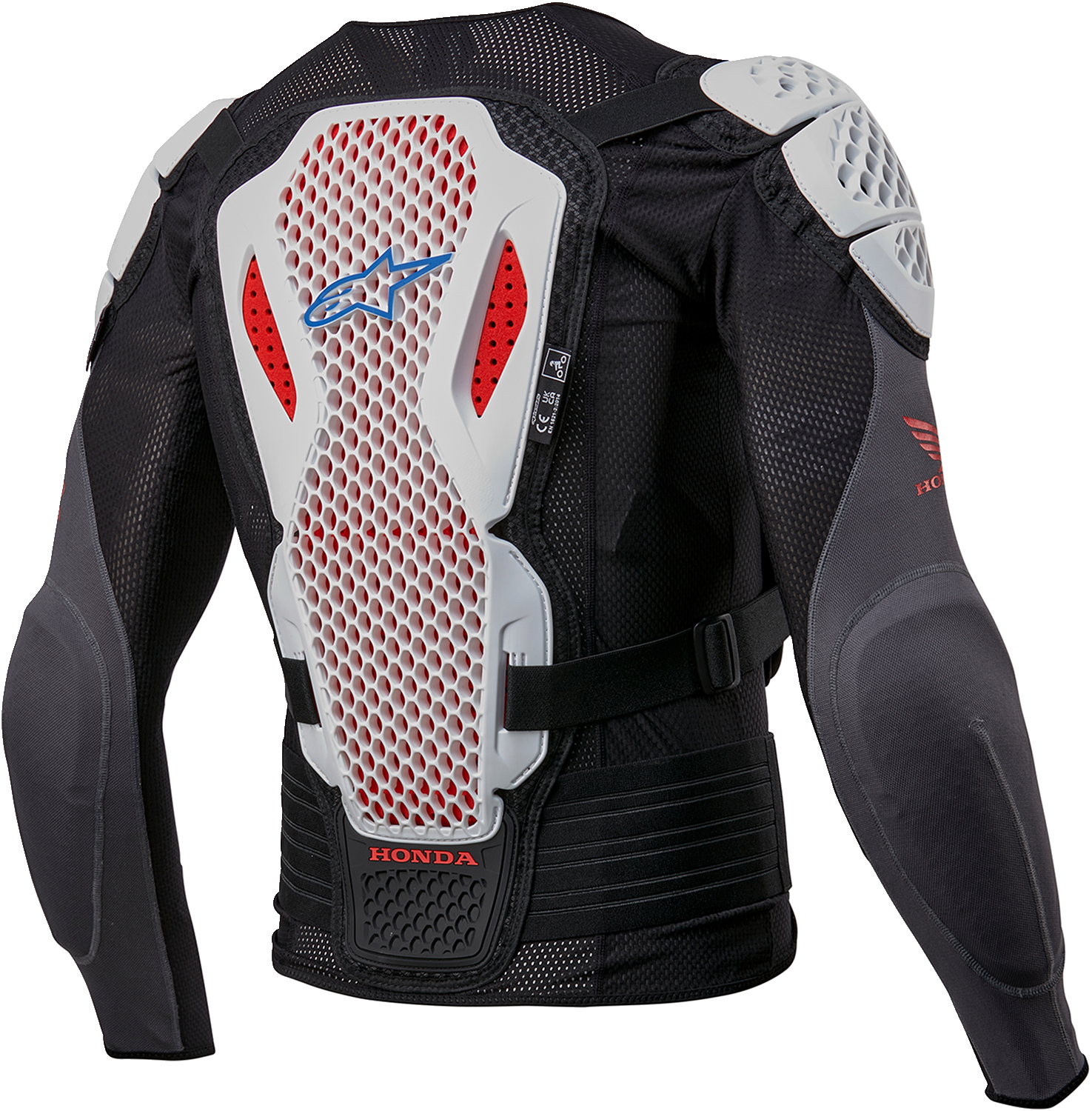 ALPINESTARS Honda Bionic Plus v2 Protection Jacket - Black/White/Blue/Bright Red - Small 6506023-1272-S
