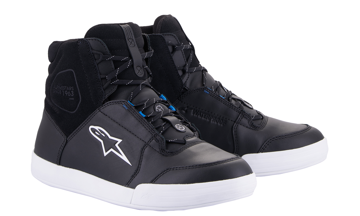 Alpinestars Chrome Shoes - Waterproof - Black/White