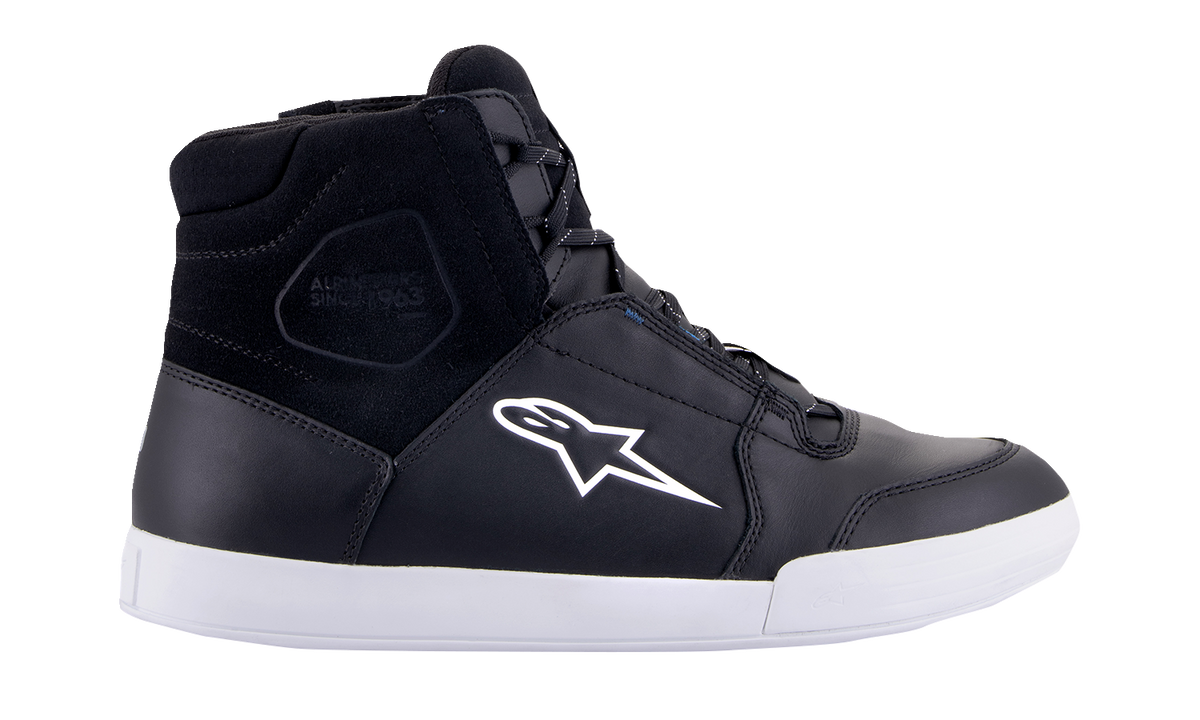 Alpinestars Chrome Shoes - Waterproof - Black/White