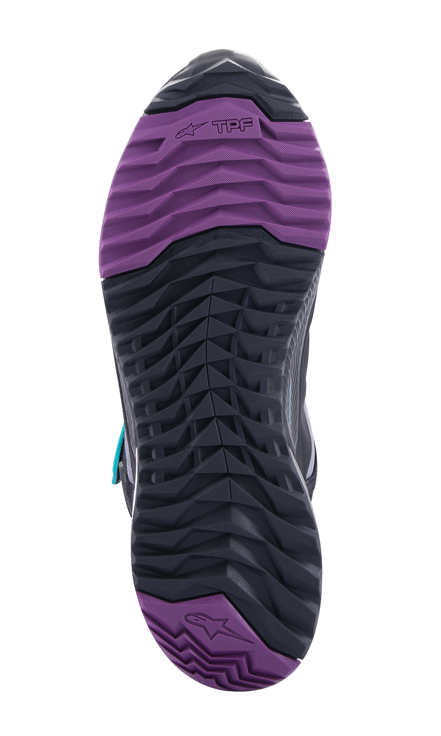Alpinestars Stella CR-X Drystar® Shoes - Black/Gray/Teal/Purple