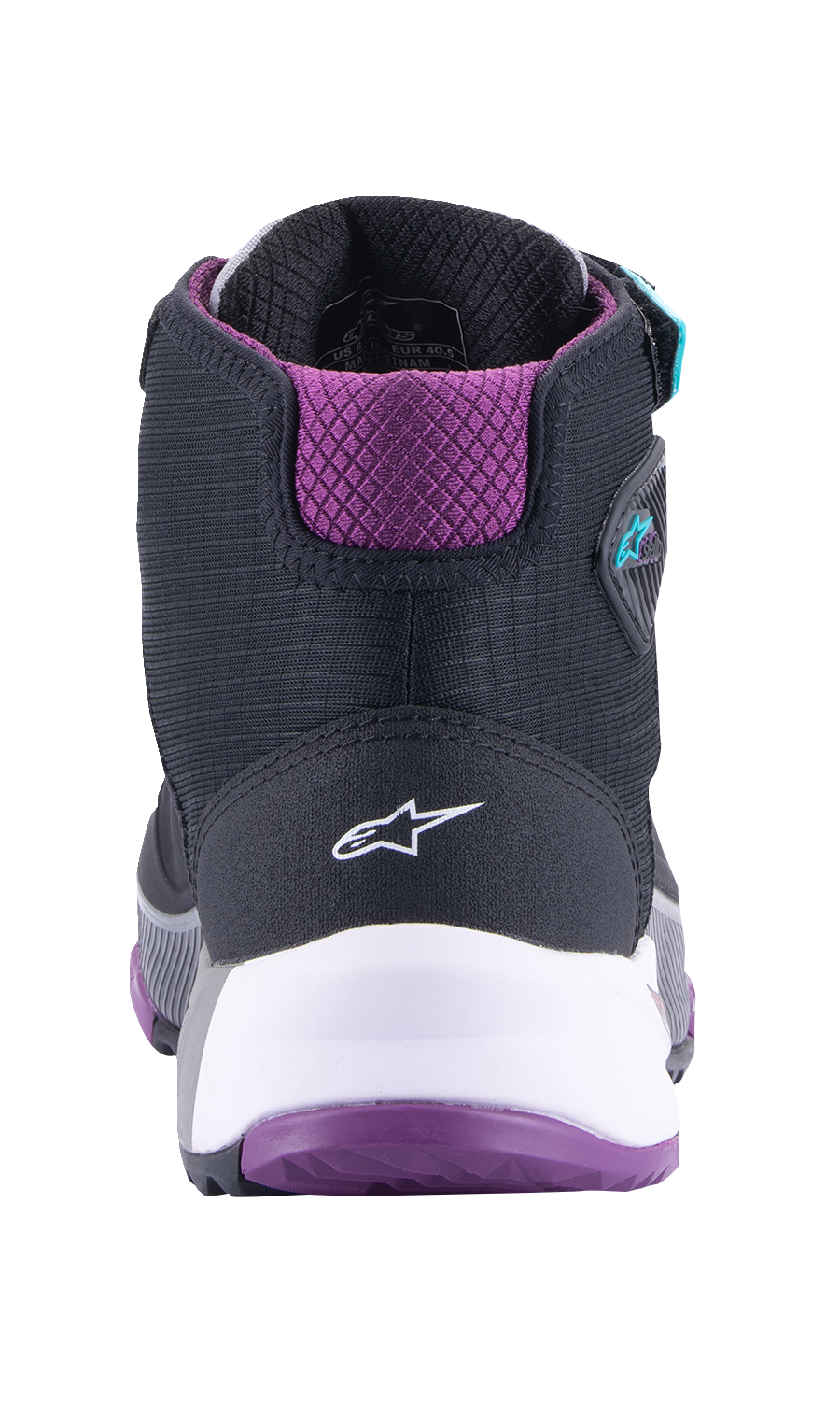 Alpinestars Stella CR-X Drystar® Shoes - Black/Gray/Teal/Purple