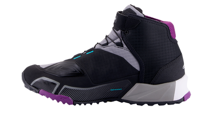 Alpinestars Stella CR-X Drystar® Shoes - Black/Gray/Teal/Purple