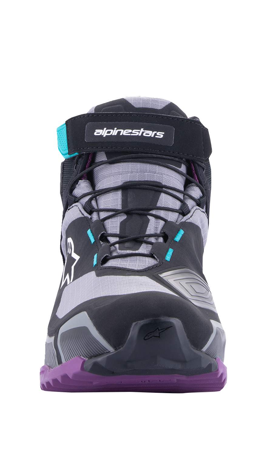 Alpinestars Stella CR-X Drystar® Shoes - Black/Gray/Teal/Purple