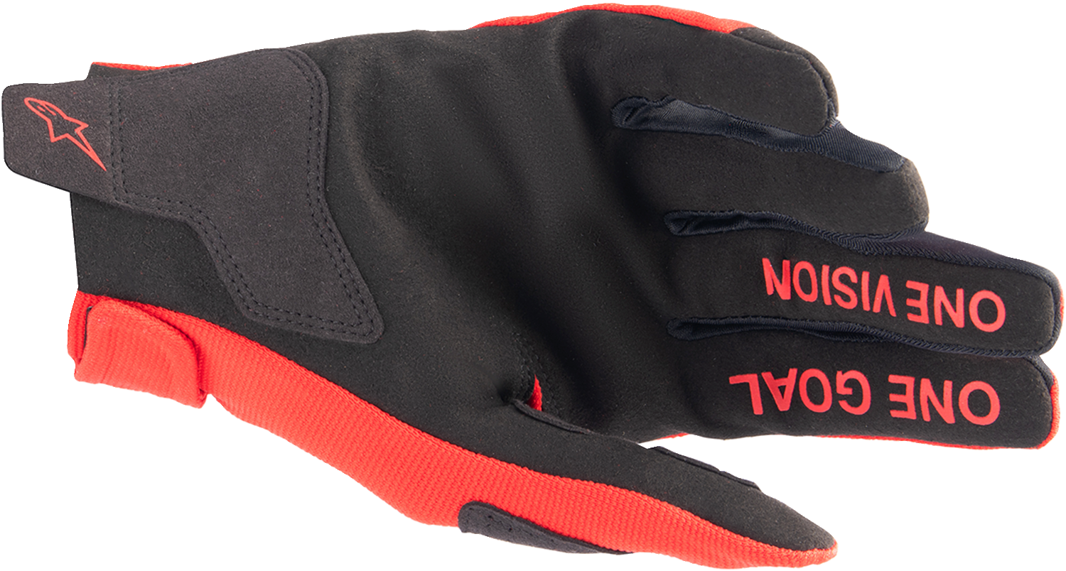 ALPINESTARS Youth Radar Gloves - Mars Red/Silver - 2XS 3541824-385-2X